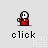 Pixelated character in red outfit with white circular head, performing sequential hand movements