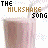 Pixelated image of a milkshake, Poké Ball, and multiple Pikachu with text overlays about trading Pokémon cards.