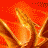 Animated contact sheet of a dragon icon with orange and gold color scheme showing sequential motion frames on gray background.