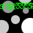 Black background with scattered gray and white circles; green text 'CHAP 555-515' repeated horizontally across top and bottom in pixelated font.