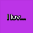 Pixelated text and color blocks on a with partial phrases like "I luv..." and "It's Life" over pink and purple backgrounds