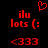 Red pixelated text and symbols on black background with a heart symbol above the text.