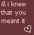 &i knew that you meant it in a heart-shaped icon with pixelated text on maroon background.