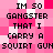 Pixelated text on a pink and white checkered background with black lettering, displaying repeated phrases.