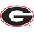 Two black G letters with white inner sections and red outlines, arranged side-by-side in a horizontal pair on a white background.