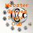 Pixelated orange text reads "Webster Groves Soccer Club" over a soccer ball with gray circular elements on light background.