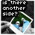 A diamond-shaped photo frame with green grass and blue water contains two figures, while text above changes across frames.