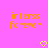 Pixelated orange text 'interss forever' on bright pink background with two yellow heart symbols below.