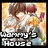 Pixelated image of two figures in a dynamic pose against an orange-yellow gradient background with text at the bottom.