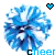 Pixelated blue snowflake icon with a small heart symbol in the top-right corner and partial text at the bottom.