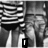Black-and-white animation of a person in striped clothing holding hands, with text fragments appearing sequentially across frames.