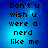 Blue background with pixelated text reading "Don't u wish u were a nerd like me" in four identical arranged in a