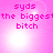 Pixelated pink text on a gradient background with bright light effects, arranged in four quadrants.