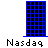 Animated contact sheet of 23 frames showing a yellow stick figure running alongside blue-and-yellow grid buildings with stock ticker text, arranged in a 5x5 grid on gray background.