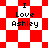 Red and white checkered background with black text reading "I Love Ashley" in four distinct arrangements across the image.