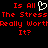 Red pixelated text on black background with white heart symbol, repeated twice side-by-side.