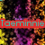 A pixelated image with a colorful abstract background featuring purple, yellow, and orange hues, overlaid with the text "Taeminie" in red, green, and blue banners.
