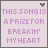 nine light pink with purple text and small dark gray hearts, each containing distinct lyrical phrases about heartbreak and betrayal