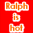 six showing a man in formal attire with red text overlays reading "Ralph is hot" and "OH YEAH"