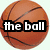 Four- shows basketball-related imagery with text labels: the ball, the net, the shot, and the point