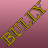 A pixelated golden chain with dark links against a pink-to-purple gradient background, rendered in low-resolution style.