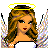 Pixelated angel-themed buddy icon with text overlay showing a character's face, wings, and legs in a contact sheet layout.