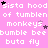 Pixelated text repeats across a pink background with scattered black and purple stars, forming a wordwall of phrases like 'sista hood' and 'buta fly'.