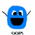 Six pixelated cartoon characters with rounded rectangular bodies, each in a distinct color, arranged in two of three with arms raised and unique facial expressions