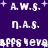Pixelated text and symbols on a dark purple background with white lettering and light blue stars.