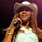 A pixelated contact sheet showing two frames of an animated icon featuring a person in a cowboy hat holding a microphone on the left and green text reading "Original Icons .com" on the right against a dark background.