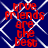 Red text reading 'true friends are the best' on a blue background with white geometric patterns, repeated in a