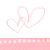 Animated sequence of pink heart outlines with changing text banners in a , displaying phrases like 'YOUR', 'PULLING', and 'TRIGGER'
