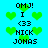 Pixelated text and green hearts on cyan background with visible animation blur in one section.