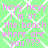 Green background with white diamond lattice pattern and repeated pink text 'heyy heyy i'm at the beach where are you???'.