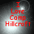Red text "I Love Camp Hillcroft" on a gray gradient background with a bright central light spot, displayed in a of four identical