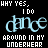 A 48x48 pixel animated contact sheet showing two frames of a text-based buddy icon with changing text colors on a black background.