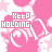 Pink and white pixelated pattern with repeated 'KEEP HOLDING' text in blocky font over bubble-like shapes.