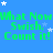 Blue background with green text repeating 'What Now Swish, Count it!' and scattered white stars in a static pattern.