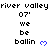 Pixelated text and blue heart icons arranged in a pattern with repeated phrases, showing animation changes across observations