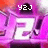Pixelated icon with pink and orange background showing a large white number '2' and changing text above it.