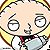 Pixelated cartoon character with light skin, large circular eyes, and yellow hair in a static pose.