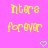 Yellow pixelated text 'inter8' and 'forever' on pink background with two green heart symbols at bottom.