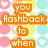 Pixelated orange text on a pastel polka-dot background with heart and circle shapes.