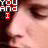 A contact sheet of two animated frames showing a pixelated red text overlay on a blurred human face background with visible facial features and partial name text at the bottom right frame.