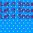 Blue background with white dots and repeated red text 'Let it Snow' in a pattern