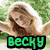 six pixelated images showing a person with long wavy hair, each featuring the text "Веску" in different colors and backgrounds