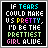 Pixelated text quote on black background with colored borders, displaying 'IF TEARS COULD MAKE US PRETTY, I'D BE THE PRETTIEST GIRL ALIVE.'