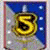 Animated icon with a blue background featuring a large yellow number 5 and white light effects.