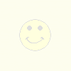 Three yellow smiley faces with gray eyes and varying mouth shapes on a light background, one partially cropped.