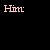 Pixelated chat interface with alternating text bubbles in multiple colors on black background, showing dialogue between 'Him' and 'Her' characters.
